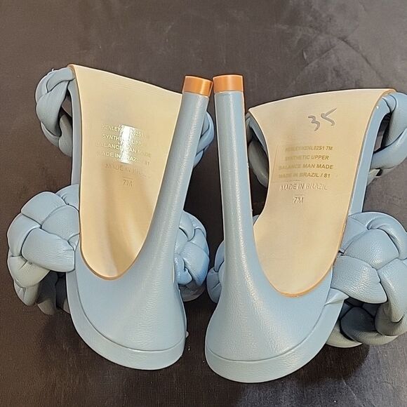 BRAND NEW STEVE MADDEN WOMEN"S CHUNKY BRAIDED STRAP DETAILS KENLEY HEELE… - Picture 11 of 14